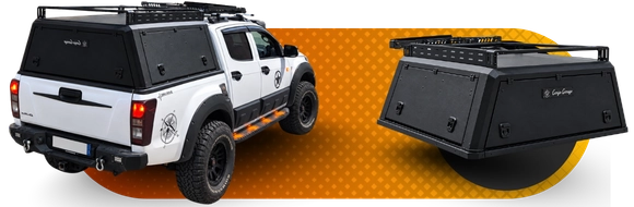 Single cab aluminium canopy